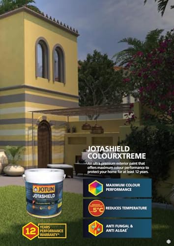 Image of Jotun Jotashield ColourXtreme Matt Ultimate Ultra-Premium Exterior Paint for Maximum Colour Performance and Concrete Protection - 4L (White)