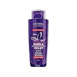 L’Oréal Paris Color Radiance Purple Shampoo, Purple Shampoo For Blonde Hair, Neutralizes Brassiness with Purple Pigments & UV Filter for Bleach, 200 ml