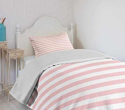 Colcha blush retro para dormitorios luminosos de diseño vintage pastel 5