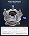 ECCPP Wheel Hub Bearing Assembly Rear 512388 fit 2007-2016 for Nissan Altima/Altima Coupe Maxima Pathfinder for Infiniti QX60 JX35 5 Lugs W/ABS Left or Right Wheel Hubs FWD 2 pcs Except 4WD