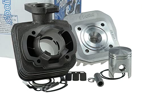 Cylindre Polini 50 cc vertical AC à haute dissipation thermique
