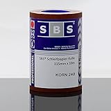 SBS® Schleifpapier Rolle | 115 mm x 10 m | Professional (Korn 240)