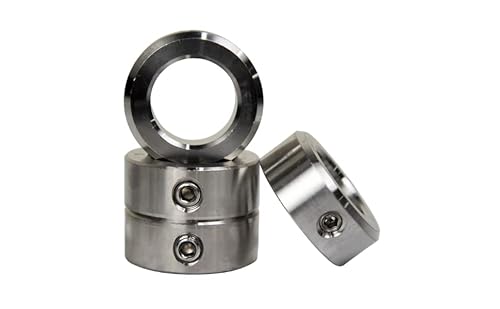 Jeremywell 3/4" Bore Stainless Steel Set Screw Shaft Collar Od 1-1/4" Width 9/16" (4 Pcs) #TOP2