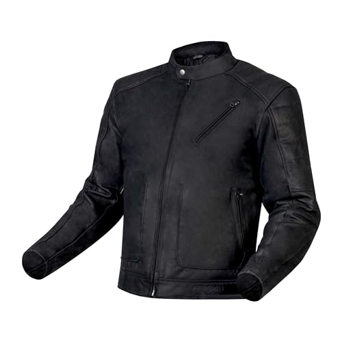Veste de moto en cuir homme OZONE MOTO Sparrow II blouson motard