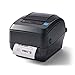 ZEBRA GX420t Thermal Transfer Desktop Printer Print Width of 4 in USB Serial and Ethernet Port Connectivity GX42-102410-000