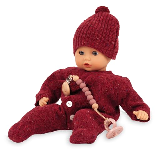 Götz 2520567 Muffin Baby Jubilee Puppe - 33 cm große Babypuppe mit grauen Schlafaugen, ohne Haare und Weichkörper - Weichkörperpuppe in 4-teiligen Set