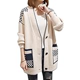 [セカンドルーツ] カーディガン 柄 無地 リブ編み ボタン付き ゆったり 暖かい 羽織 防寒 長袖 カジュアル 秋冬 無地 厚地 厚手 普段着 部屋着 寝間着 妊婦 旅行 入院 根巻き 暖かい あたたかい あったか あったかい ふわふわ ふわもこ かわいい ねまき カジュアル ナチュラル パジヤマ キャンプ トラベル パジャマ ナイトガウン ジャケット ポンチョ ベージュ 3A-R08-BEM