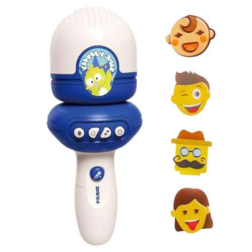 Quorvex Micrófono para niños, micrófono cambiador de voz para niños, dispositivo de canto que cambia de voz con función de grabación para niños de más de 3 años, niñas, niños pequeños, hijos e hijas