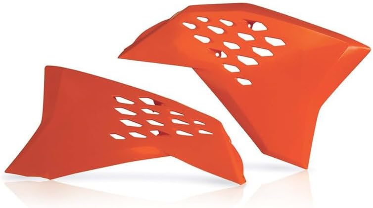 Acerbis Radiator Shroud Set (Orange) for 07-10 KTM 250SX