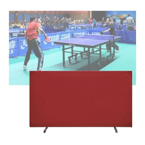 LVLDAWA Table Tennis Baffle, Clubs Field Fence Surround Barrier Block, Movable Indoor Competition Court Fence for Activity Room, Game Rooms, Assembled (Color : Red, Size : 140X75CM-6PCS)
