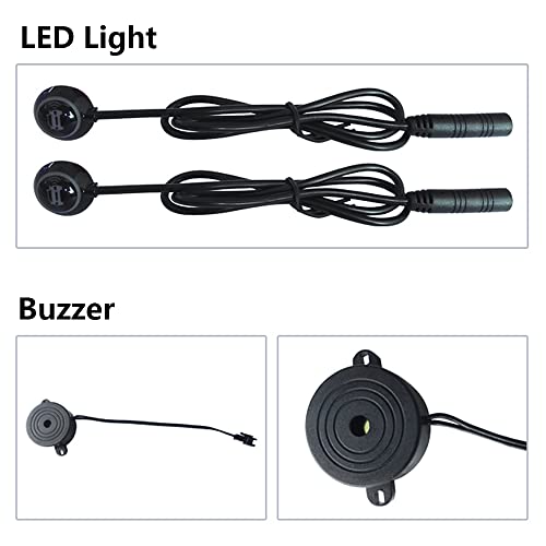TOTMOX Car BSD BSM Blind Spot Radar Detection System Lane Change Reminding Driving Assistance Monitoring Assistant for Safe Driving