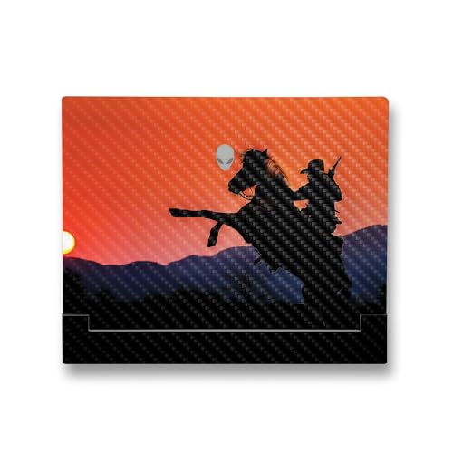 Image of MightySkins Carbon Fiber Skin Compatible With Alienware X14 R2 (2023) Full Wrap Kit - Bronco Sunset | Protective, Durable Textured Carbon Fiber Finish | Easy To Apply & Change Styles | Made in the USA