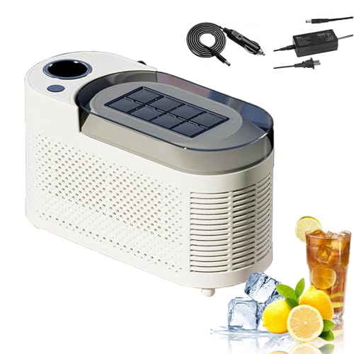 Máquina portátil para hacer hielo de 8 cubos miniatura 1