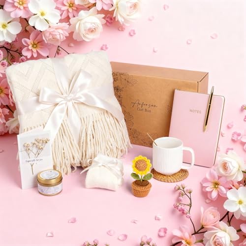 Image of Birthday Gift for Women Friendship, Gifts for Women Birthday Unique Self Care, Gifts Basket for Best Friend, Sister, Mom, Teen Girls, Wife, Girlfriend, Coworker