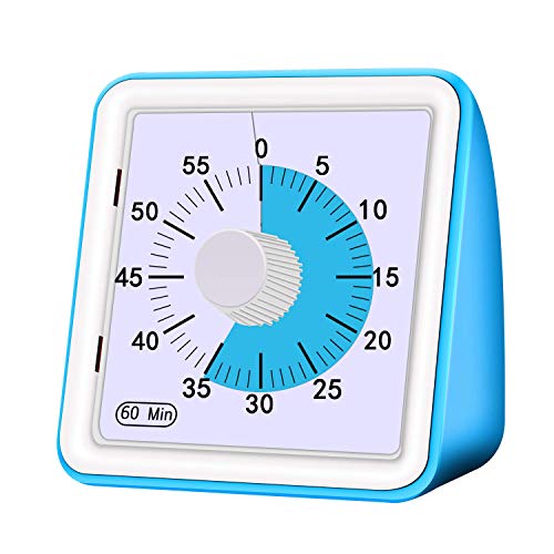 Visual Timer, Analog Countdown Timer Reading Timer Quiet Counting Time Management Tool