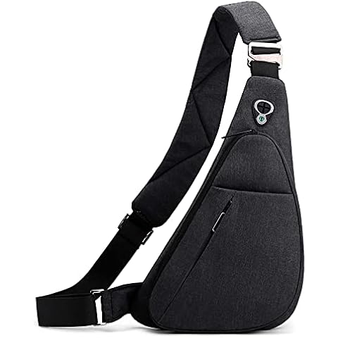 VARLIVOO Hombre Sling Bag Bolsos de Hombro Bolsos Cruzados Cover