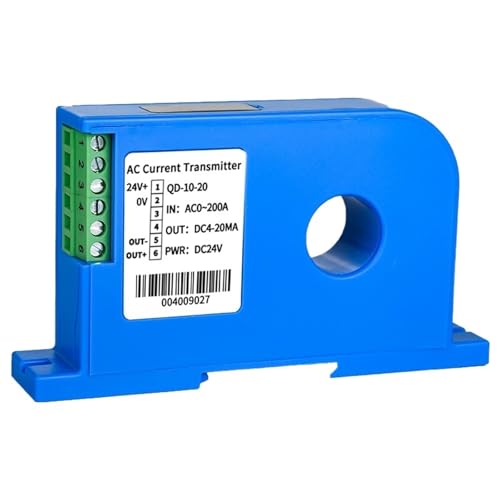 Sensor de corriente continua de 0-150A y convertidor de señal industrial 0-20mA a 24V