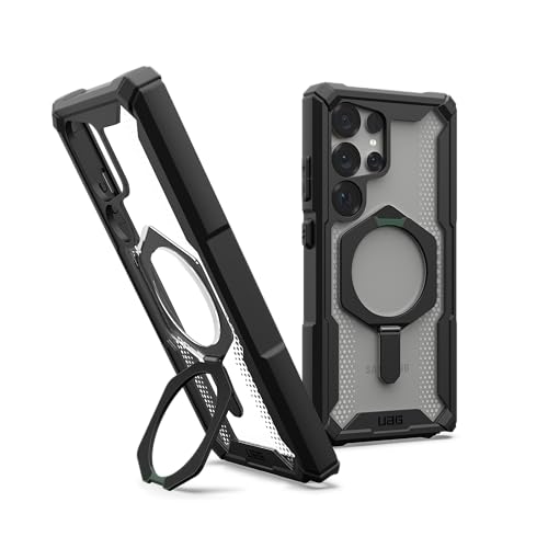 Image of URBAN ARMOR GEAR UAG for Samsung Galaxy S25 Ultra Case 6.9 inch with Kickstand Plasma XTE - Compatible with Magnetic Charging Transparent Rugged Military Drop Tested Protective Cover, Black /Clear