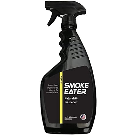 Smoke Eater All Purpose Odor Eliminator - Breaks Down Foul Scents at the Molecular Level - Smoke, Food, Pet and Stale Odor - Ideal For The Home, Apartment Cars, Boats - 22 oz Trigger Bottle (Jasmine) Cover