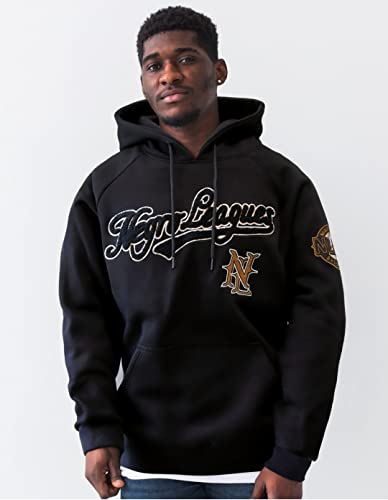 Big Boy Negro Leagues NLBM S4 Mens Pullover Hoodie [Black] - ID#34586-15-225-0-02