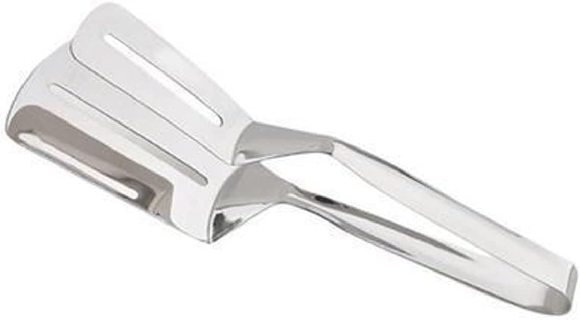 Pinza per Barbecue in Acciaio Inox, Pinza per Bistecca, Pinza Multifunzionale per Alimenti, Pinza per Pane e Bistecca