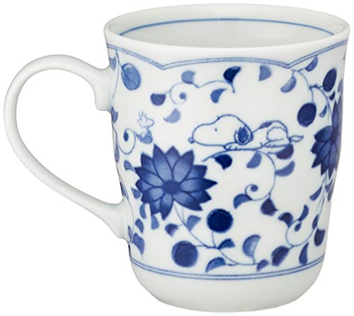 Taza de porcelana azul índigo 280 ml con caja regalo miniatura 2