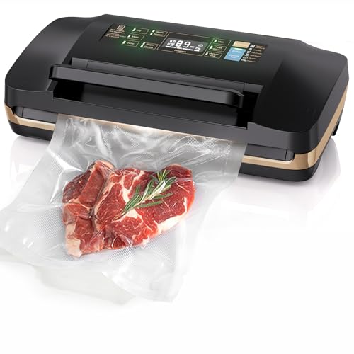 Vacuum Sealer Machine, Updated Powerful 95KPa Commercial Food Saver with Double Seal for 2X Strength
