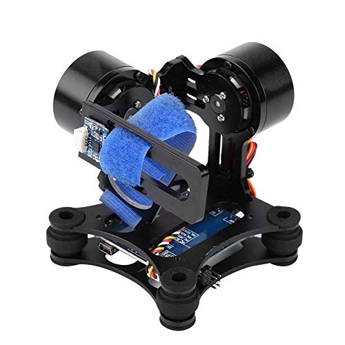 Drone Camera Gimbal, b¨¹rstenloses Metall-Gimbal-Board BGC 2.2 RC Drone Quadcopter-Teil Kompatibel mit 3/3+/4(Schwarz) Aircraft Model FittingsZubehör für Modellflugzeuge