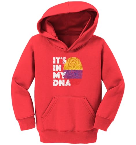 Haase Unlimited It's In My DNA Colombia Finger Print Toddler/Youth Fleece Hoodie2