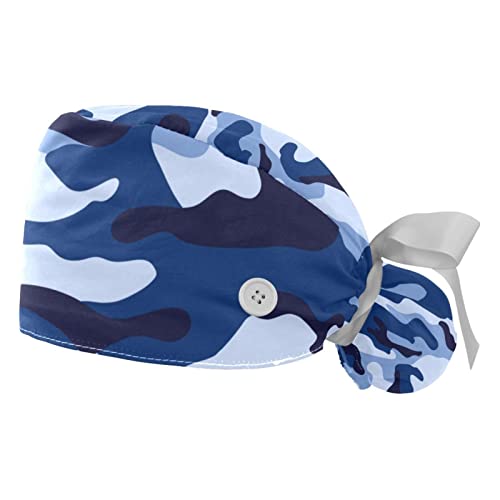 Chapeaux bouffants anti-transpiration JDEZ casquettes réglables camo