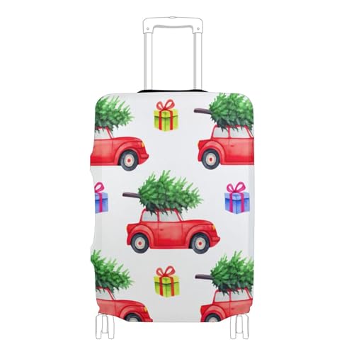 Suitcase Covers for Luggage Protector Red Vintage Cars Christmas Trees Baggage Animal Print Travel Essentials for Women, XL, Fits 29-32 Inch Case