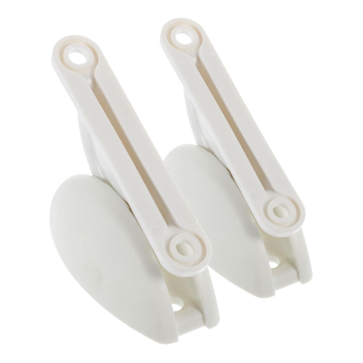 SOLUSTRE 2pcs Trailer Door Latch Push to Close for Camper Motorhome Rubber Retainer Catch Door Stopper Clips