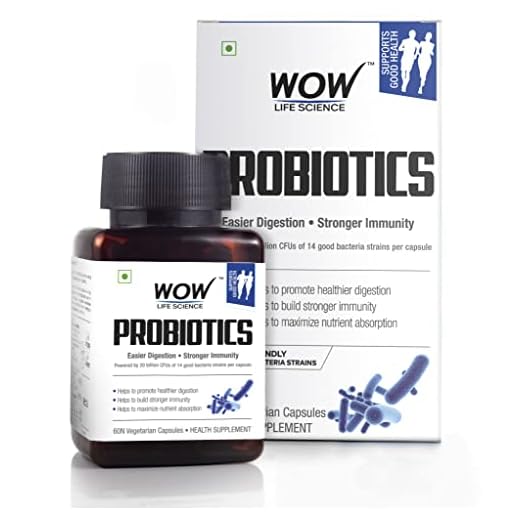 Wow Probiotics 20 Billion per Capsule 14 Probiotic Strains - 60 Count