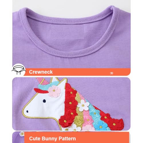 Image of Toddler Girls Tutu Dresses Cute Casual Short Sleeve Dress for Summer Daily Home School Party 2-8T