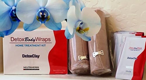 DETOX BODY WRAPS HOME TREATMENT KIT: LOSE INCHES, TONE, REDUCE CELLULITE