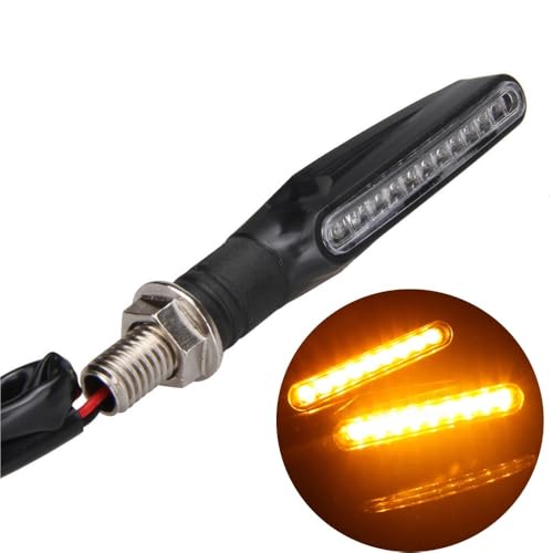 Feu arrière moto effet jet d'eau avec indicateurs stop LED