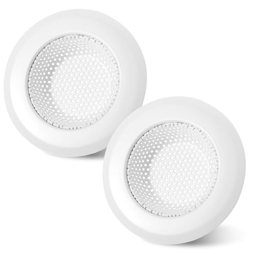 Coladores para fregadero de acero inoxidable 2 piezas blanco