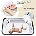 Waterproof Bassinet Mattress Pad Protector Cover Compliable with Baby Delight Beside Me Dreamer Bassinet, Ultra Soft, Breathable and Comfortable, 2 Pack