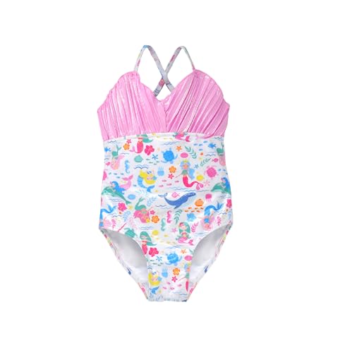 Girls' UPF 50+ 3 Piece Mermaid Swim Set