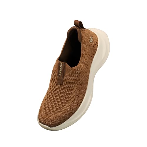 Image of Neeman's Ease Flow Slip Ons for Men | Breathable Knit Casual Shoes Recycled Bottles | Lightweight Cushioned Slip-On Shoes with Lycra Lining & EVA Sole
