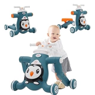 Baby Walker First Step 3 in 1 Sit-to-Stand Learning Walker Multifunctional Baby Push Along Walker Kids Activity Center with Music Push & Pull Toys Gift for Boys Girls Infants Toddlers