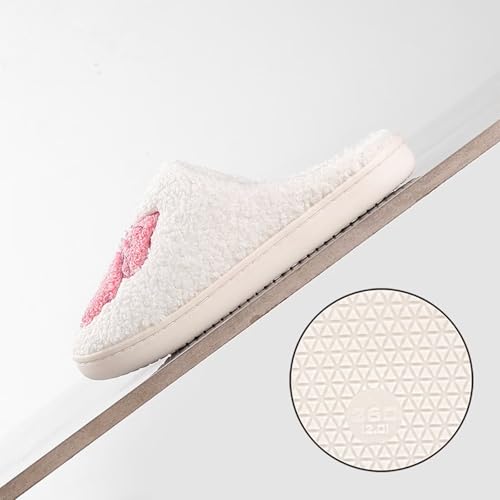 Image of Cherry Slippers for Women Men Fruit Shoes Cute Memory Foam Soft Winter Warm Indoor Outdoor Slippers
