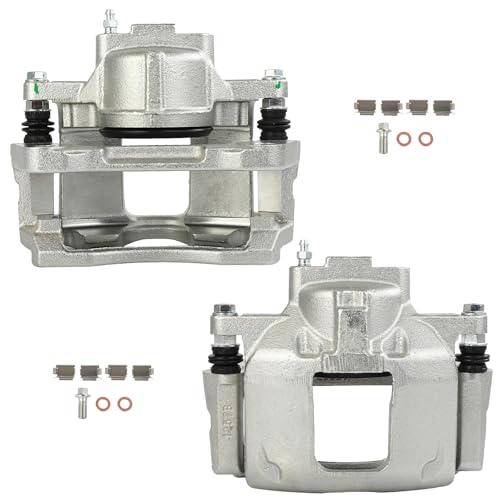 Image of SCITOO - Front Disc Brake Calipers Assembly w /Bracket For Chrysler,For Dodge,For Jeep,For Ram,For Volkswagen Models - For C /V,For Grand Caravan,For Town & Country,For Wrangler JK 18B5484 18B5485