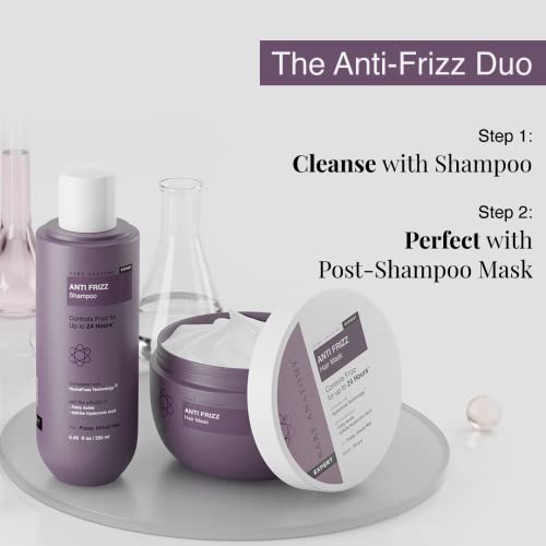 Image of Bare Anatomy Anti Frizz Shampoo + Hair Mask Kit | Frizz Control upto 24 hrs | Powered By Hyaluronic Acid & Fatty Acids | Paraben & Sulphate Free |Women & Men | 250ml + 250g
