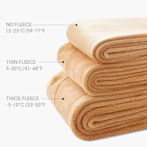 Image of JS LifeStyle Fleece Lined Tights, Faux Fake Translucent Fleece Lined Tights Look Sheer, Winter Transparent Thermal Leggings
