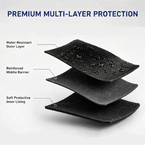 Lona protectora para generador Pramac E 4000 en jardín 7