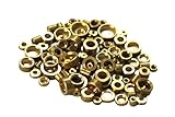 100 Clock Bushes for Pivots Brass Bushing Assorted Mixed Sizes External Diameters 2mm to 8.5mm Approximately