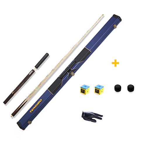 006 DOOST British series maple billiard cue, snooker billiard bar 145 cm, tip 10 mm, 3 piece suit, length 15.5 cm, with professional suit