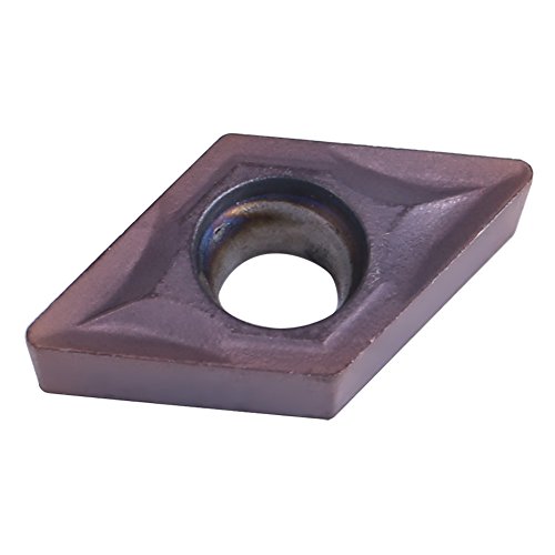 10 Pcs CNC Carbide Insert Cutter, Carbide Inserts Blades, Carbide Tips Inserts, Indexable Lathe Milling Inserts Turning Tools, with Storage Box, for Steel (DCMT070202)
