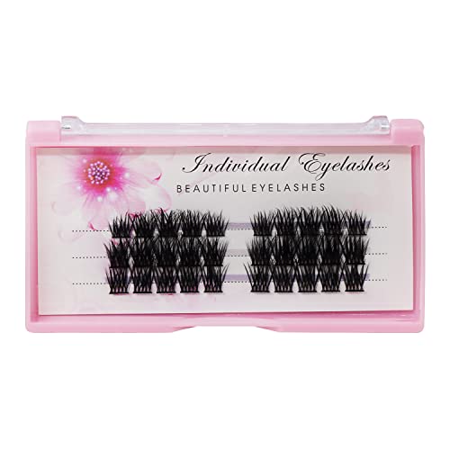 Bodermincer Grafting False Eyelashes Soft 0.07 C Curl Lash Clusters Lash Extension Kit Individual Eyelashes Silk False Eye Lashes Extensions (F001-12-14-16mm Mixed)